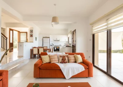 Fully equipped kitchen holiday rental in North Cyprus.